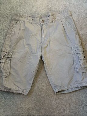 Men’s Green Unbranded 100% Cotton 40 Cargo Shorts
